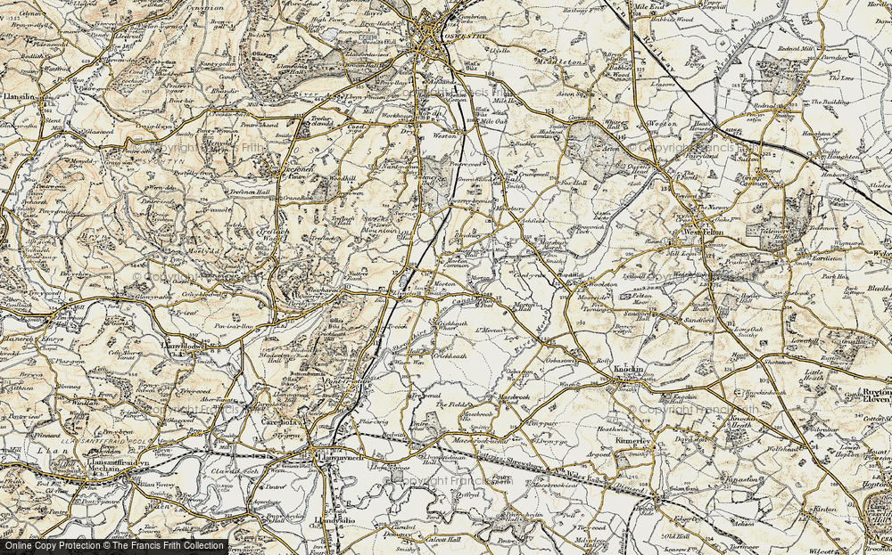 Old Map of Morton Common, 1902 in 1902