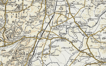 Old map of Morton Common in 1902