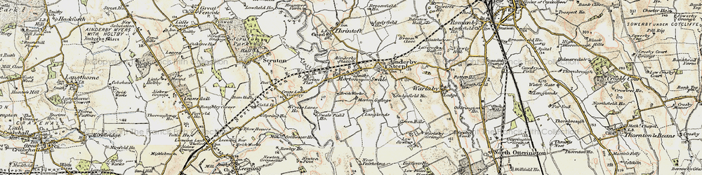 Old map of Morton-on-Swale in 1903-1904