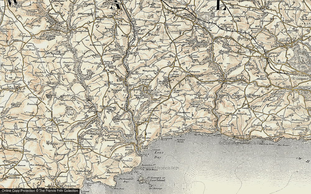 Old Map of Morval, 1900 in 1900