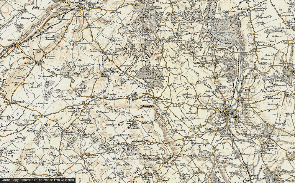 Old Map of Morville, 1902 in 1902