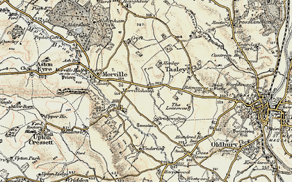 Old map of Morville Heath in 1902
