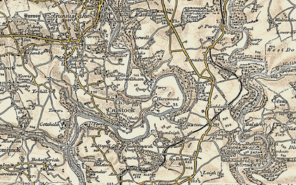 Old map of Rumleigh in 1899-1900