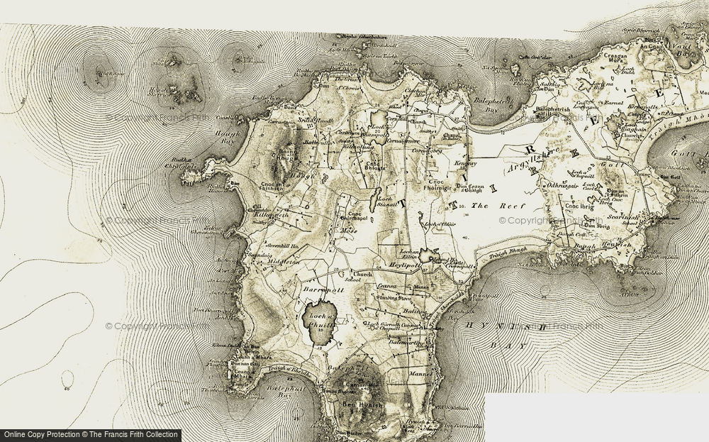 Old Map of Moss, 1906-1907 in 1906-1907