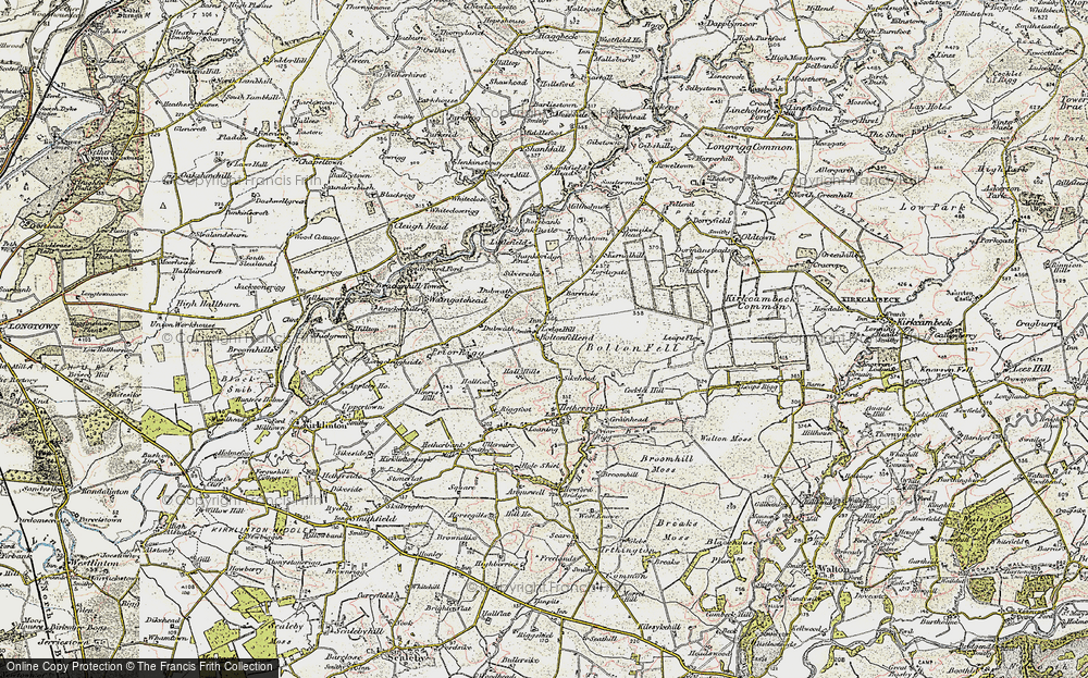 Old Map of Mossedge, 1901-1904 in 1901-1904