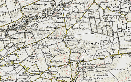 Old map of Mossedge in 1901-1904