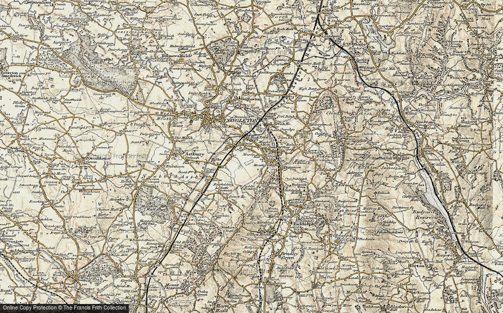 Old Map of Mossley, 1902-1903 in 1902-1903