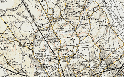 Old map of Moston in 1902-1903