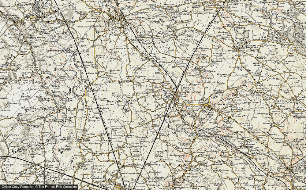 Old Map of Moston Green, 1902-1903 in 1902-1903