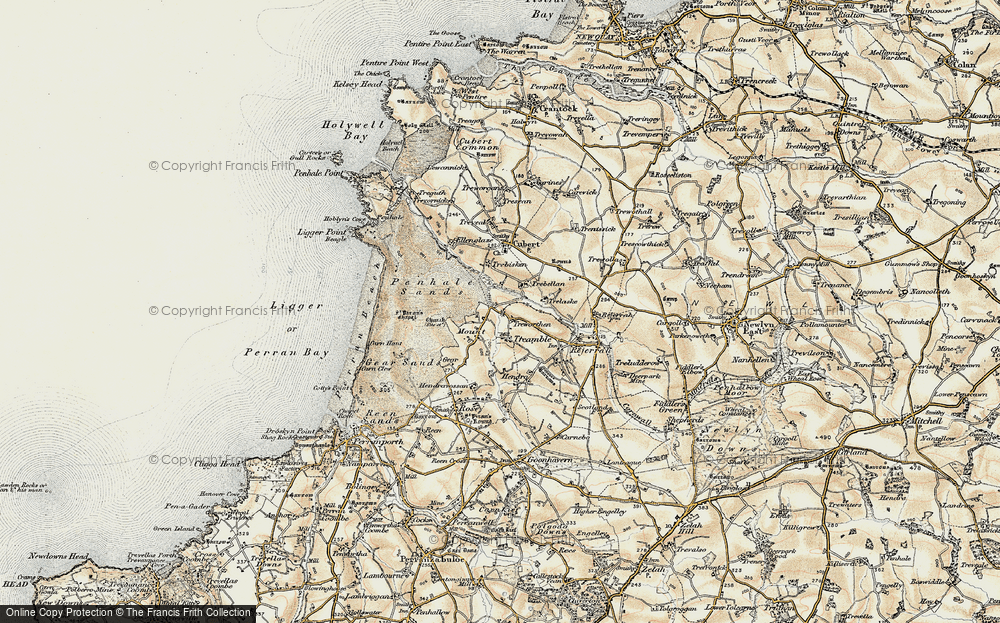 Old Map of Mount, 1900 in 1900
