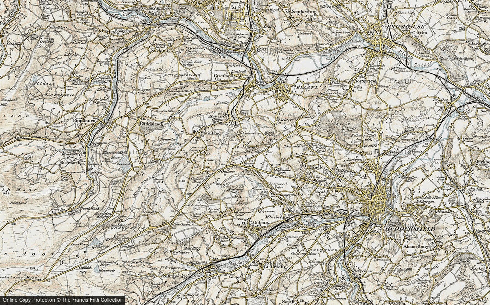 Old Map of Mount, 1903 in 1903