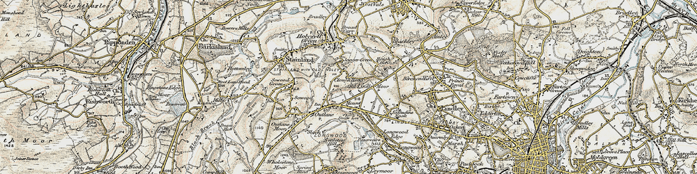 Old map of Mount in 1903