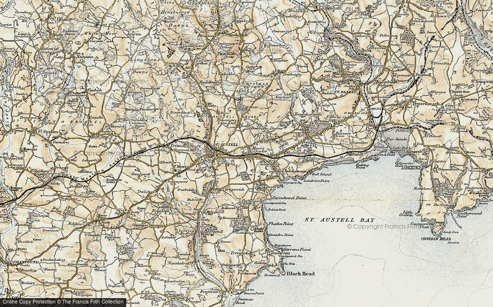 Old Map of Mount Charles, 1900 in 1900