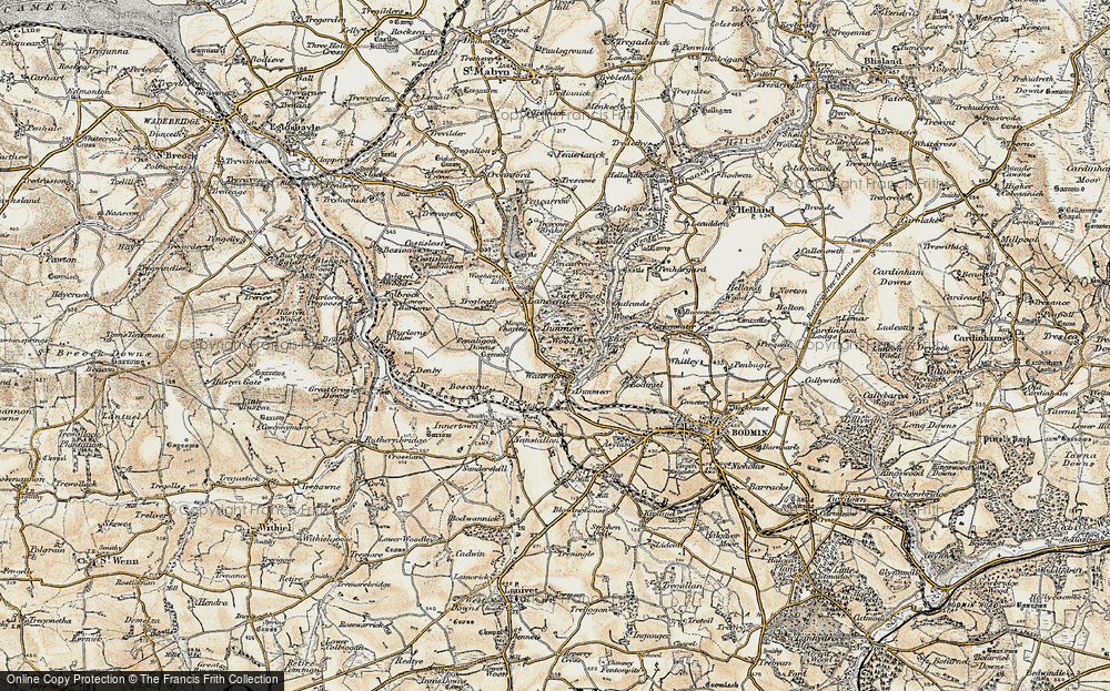 Old Map of Mount Charles, 1900 in 1900