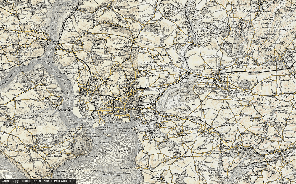 Old Map of Mount Gould, 1899-1900 in 1899-1900
