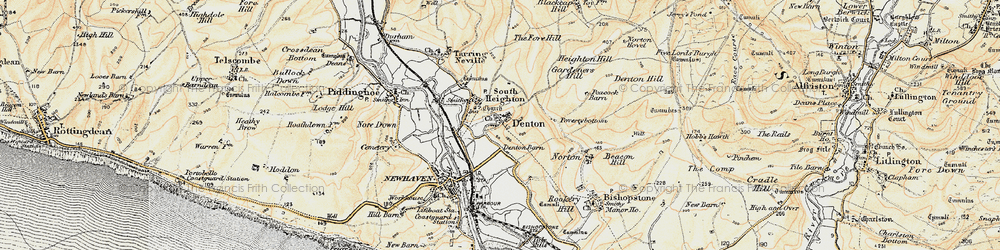 Old map of Mount Pleasant in 1898