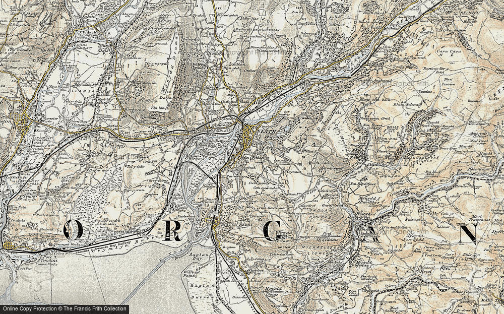 Old Map of Mount Pleasant, 1900-1901 in 1900-1901