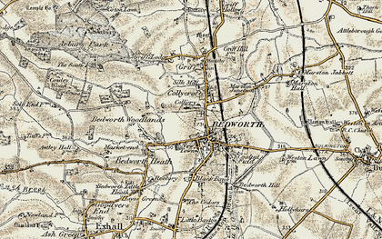 Old map of Mount Pleasant in 1901-1902