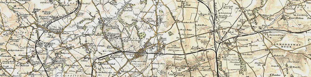 Old map of Mount Pleasant in 1901-1904