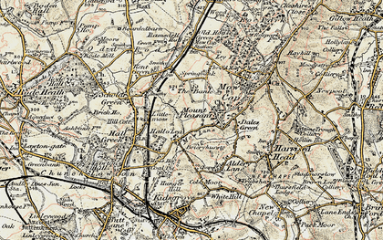 Old map of Brieryhurst in 1902-1903