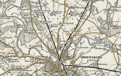 Old map of Mount Pleasant in 1902