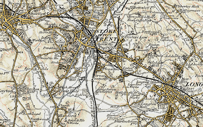 Old map of Mount Pleasant in 1902