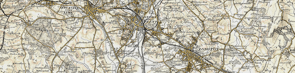 Old map of Mount Pleasant in 1902