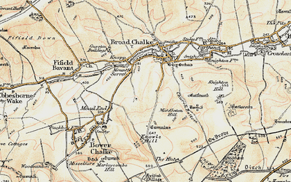 Old map of Mount Sorrel in 1897-1909