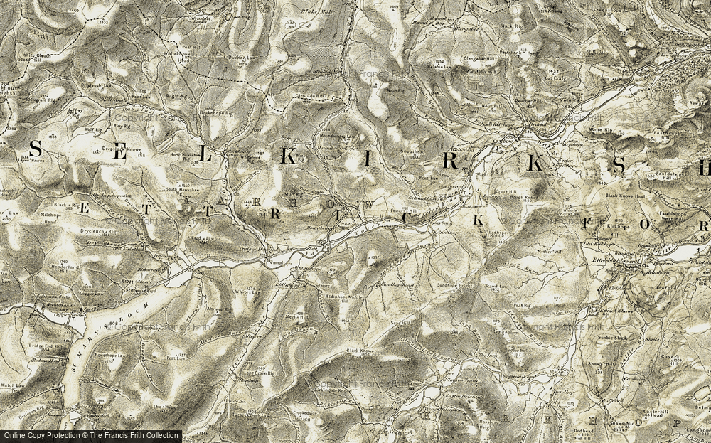 Old Map of Mountbengerburn, 1901-1904 in 1901-1904