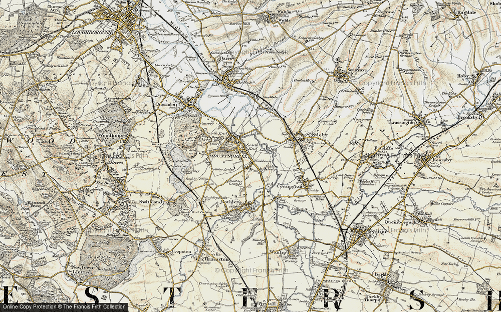 Old Map of Mountsorrel, 1902-1903 in 1902-1903