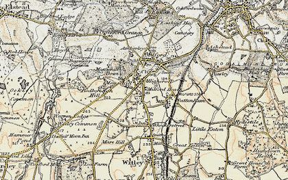 Old map of Rodborough Hill in 1897-1909