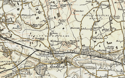 Old map of Mowbreck in 1903