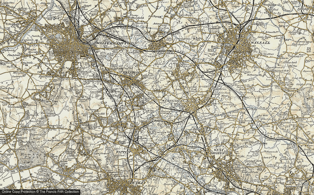 Old Map of Moxley, 1902 in 1902