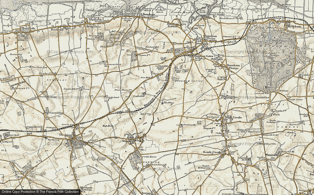 Old Map of Muckleton, 1901-1902 in 1901-1902