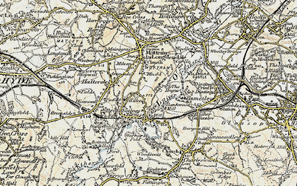 Old map of Mudd in 1903