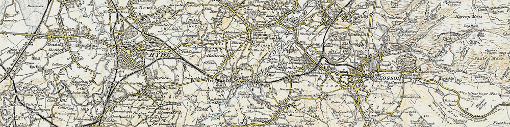 Old map of Mudd in 1903