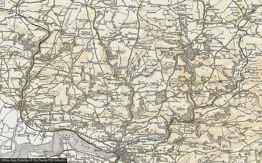 Old Map of Historic Map covering West Plaistow in 1900