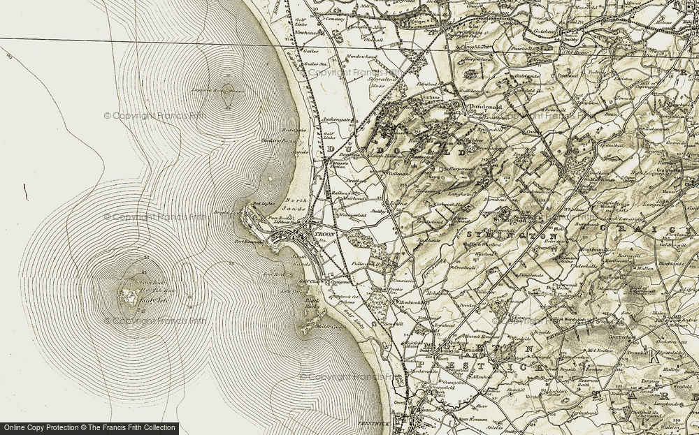 Old Map of Muirhead, 1905-1906 in 1905-1906