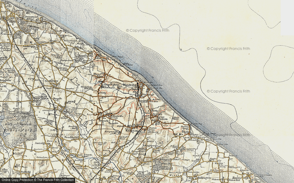 Old Map of Mundesley, 1901-1902 in 1901-1902