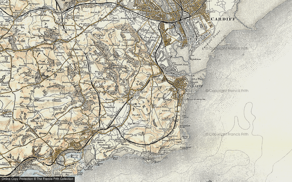 Old Map of Murch, 1899-1900 in 1899-1900