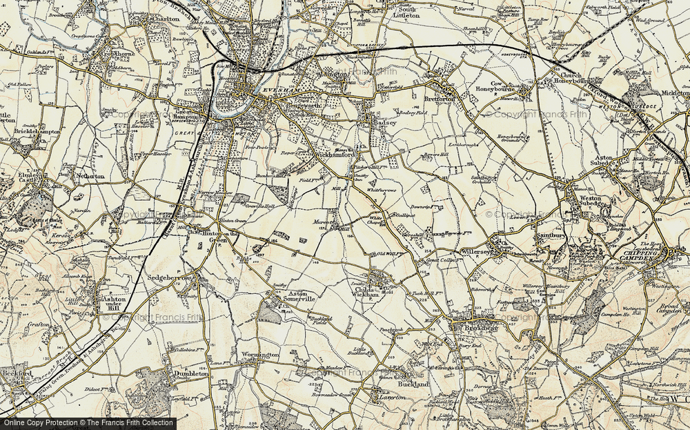 Old Map of Murcot, 1899-1901 in 1899-1901
