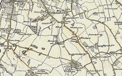 Old map of Murcot in 1899-1901