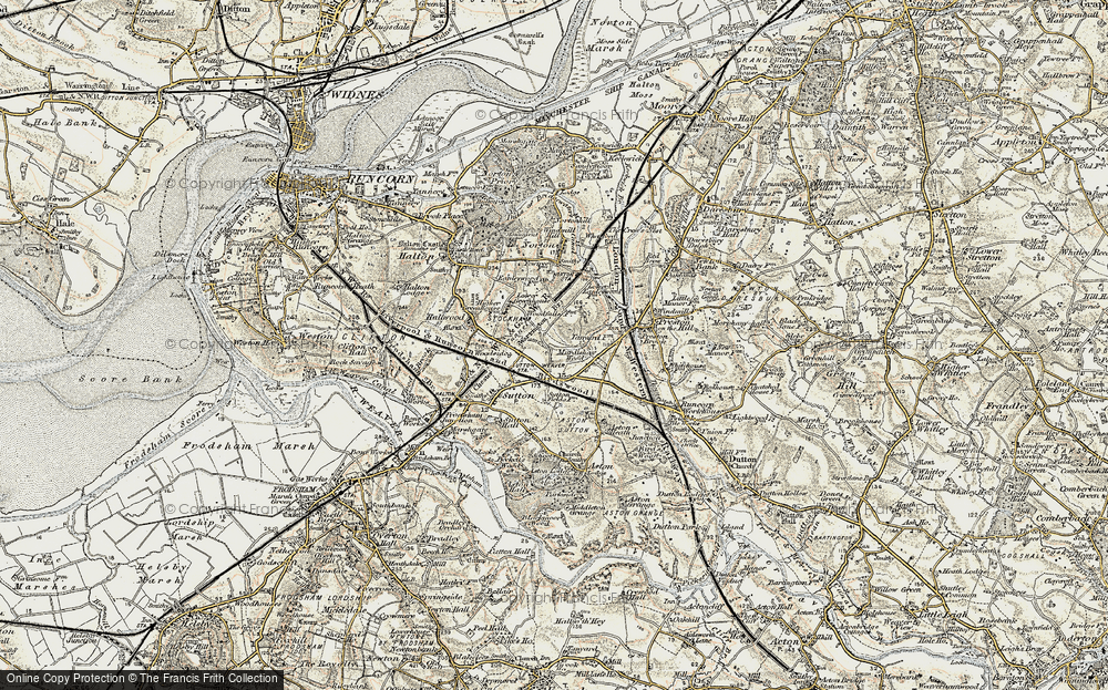 Old Map of Murdishaw, 1902-1903 in 1902-1903
