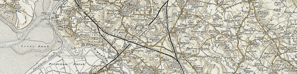 Old map of Murdishaw in 1902-1903