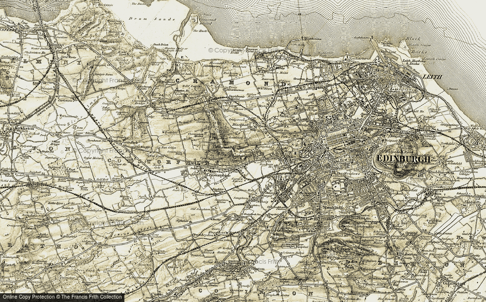 Old Map of Murrayfield, 1903-1904 in 1903-1904