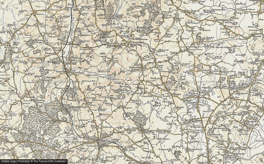 Old Map of Murrell's End, 1899-1900 in 1899-1900
