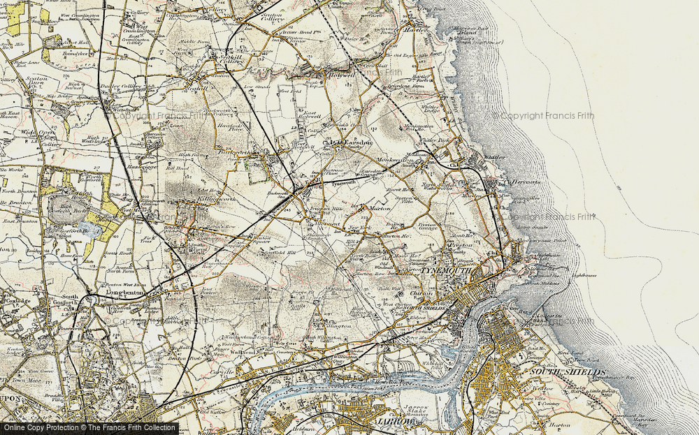 Old Map of Murton, 1901-1903 in 1901-1903