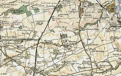 Old map of Murton in 1901-1904