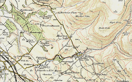 Old map of Murton in 1903-1904