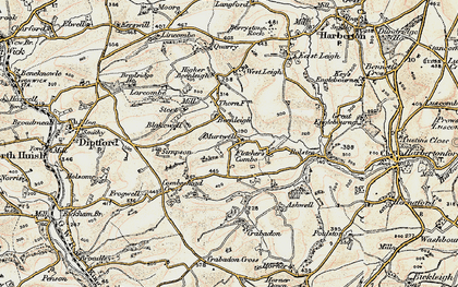 Old map of Larcombe in 1899